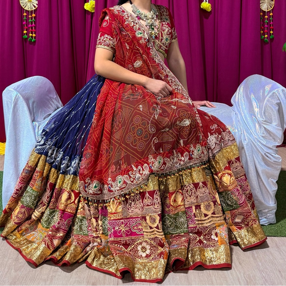 Annu’s Creation Annu Patel pure vintage chaniya choli garba navratri outfit